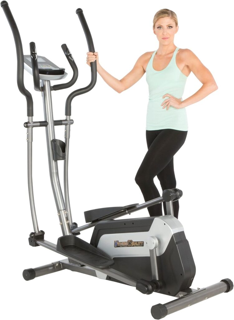 Fitness Reality E5500XL Magnetic Elliptical Trainer with Comfortable 18 Stride