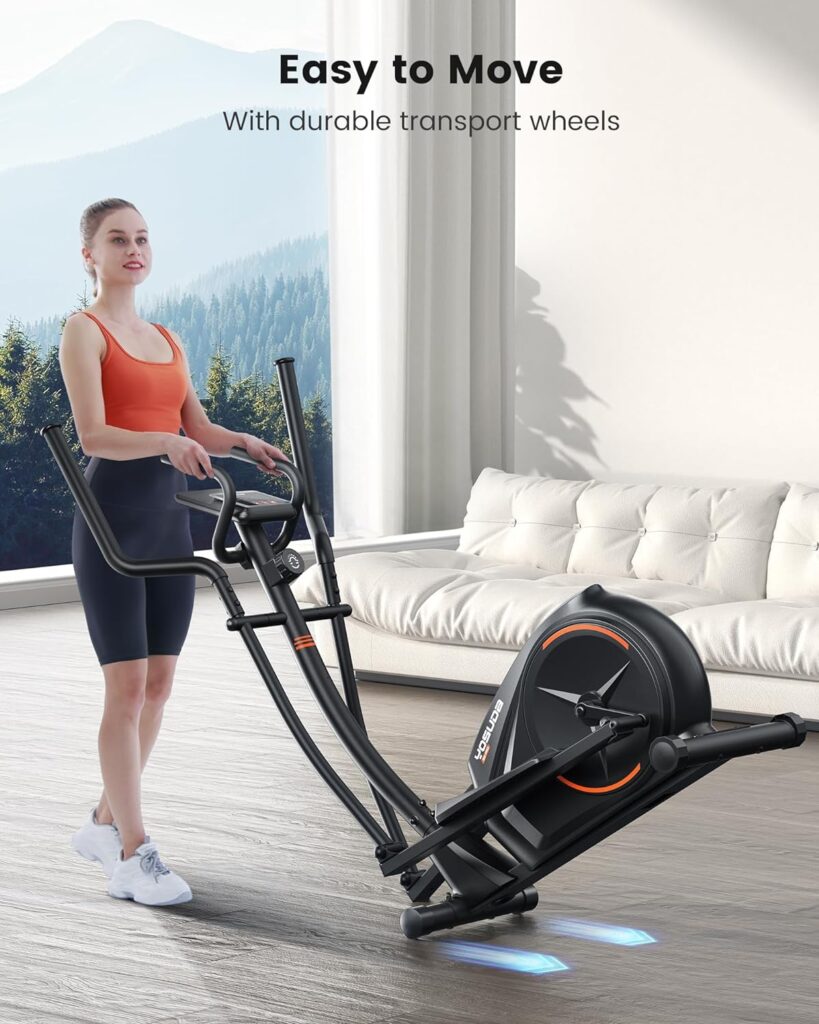 YOSUDA Pro Cardio Climber Stepping Elliptical Machine, 3 in 1 Elliptical, Total Body Fitness Cross Trainer with Hyper-Quiet Magnetic Drive System, 16 Resistance Levels, LCD Monitor  iPad Mount